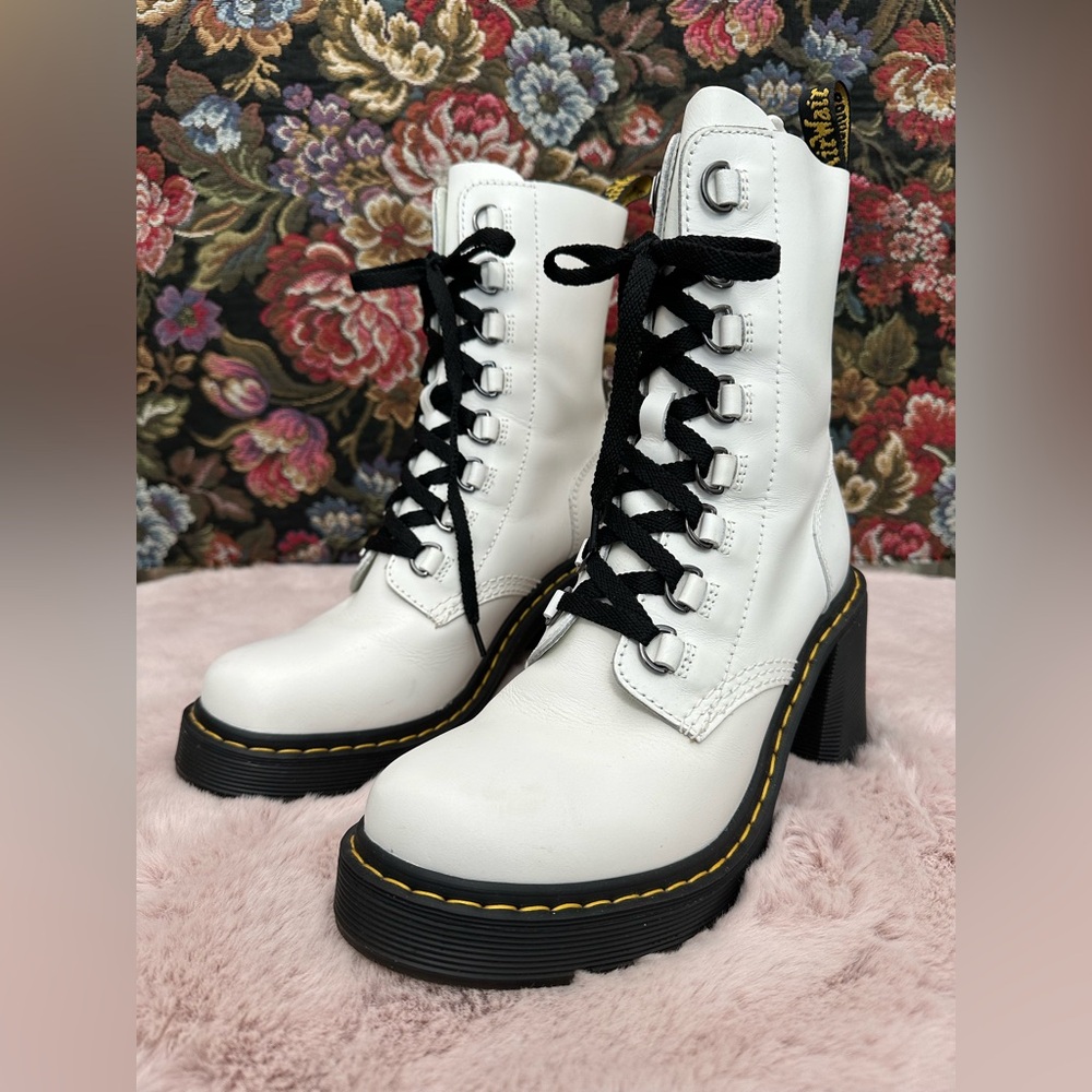 Dr. Martens Chesney White Boots